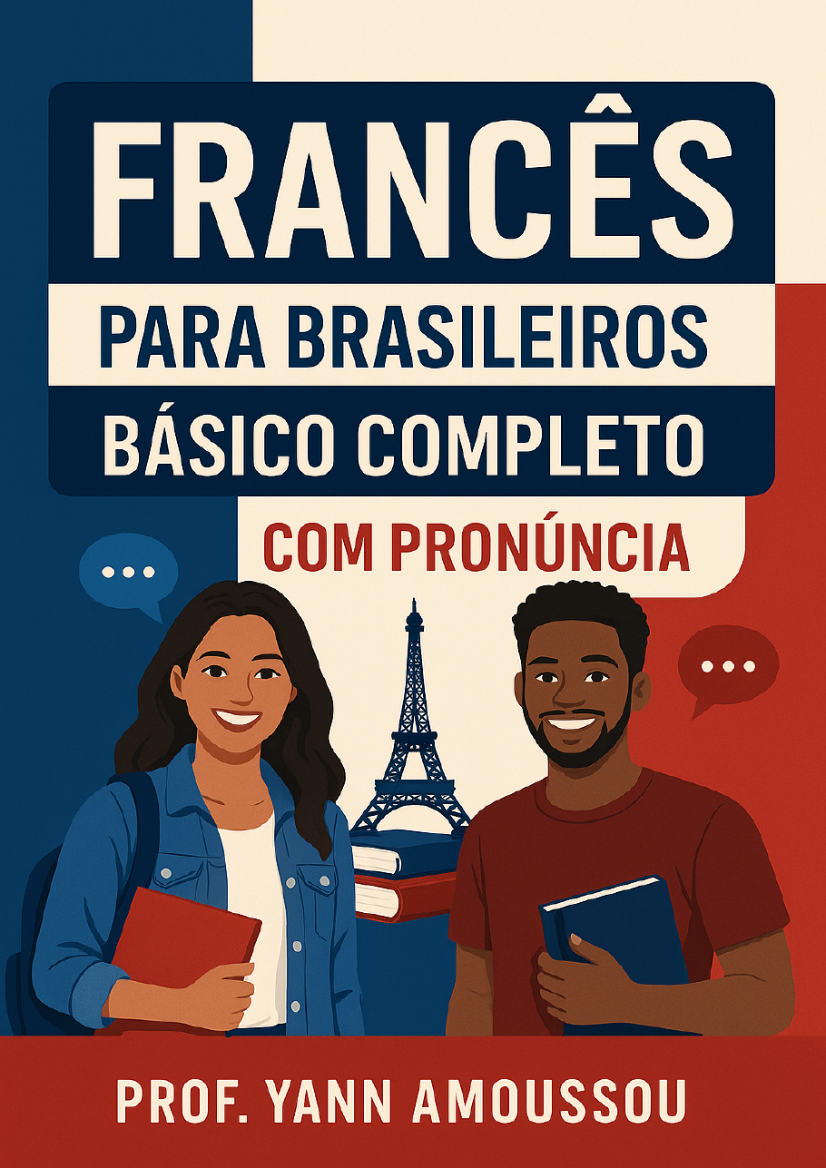 Capa do livro Francês para Brasileiros, de Yann Amoussou
